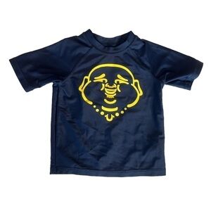 TRUE Religion Blue & YELLOW SWIM Performance  TOP SIZE 18 MOS